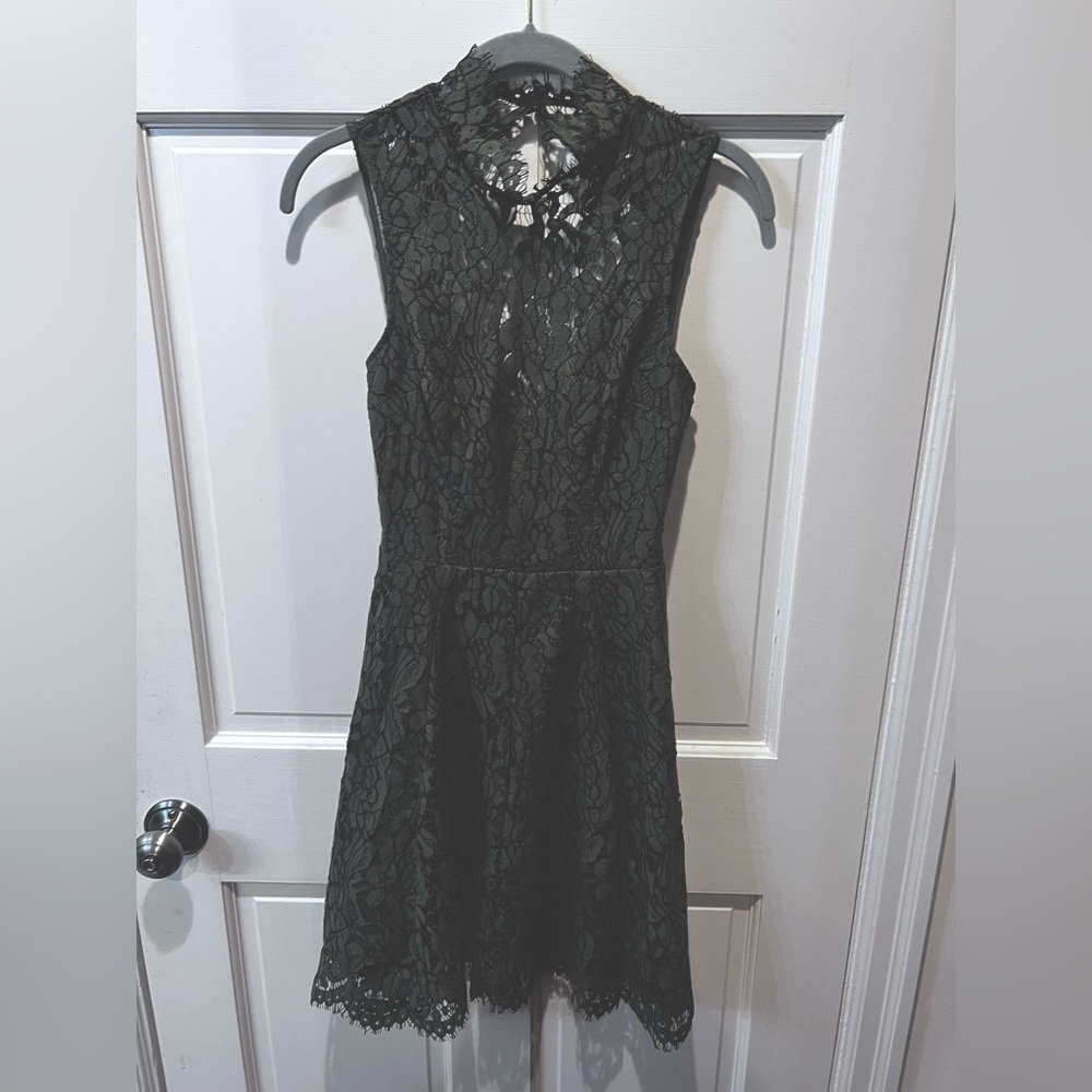 Xs Hunter green dress